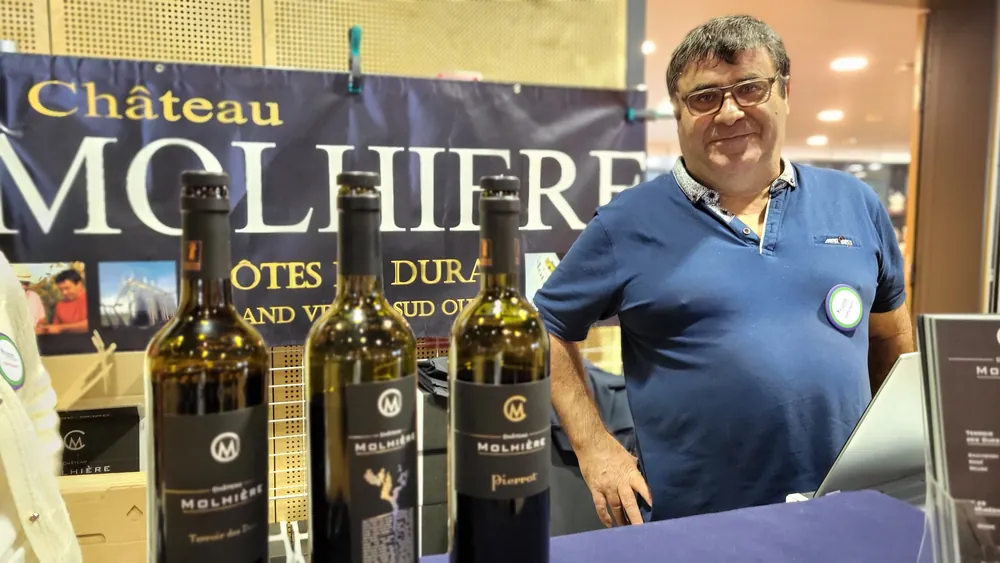 Vigneron au salon Vignes & Vilaine